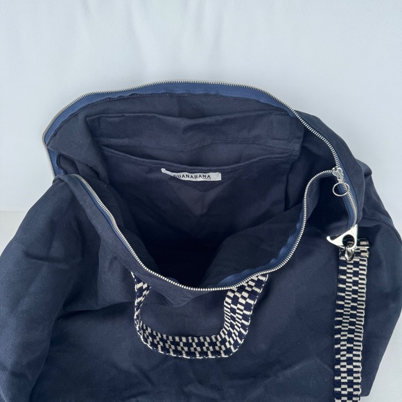 Todd Snyder Guanbana Guanabana Weekend Bag in Navy - Picture 5 of 8